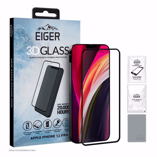 Picture of Eiger Eiger Mountain Glass CLEAR EDGE Screen Protector GRS for iPhone 12 / 12 Pro