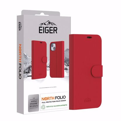 Picture of Eiger Eiger North Folio Case for Apple iPhone 16e in Red
